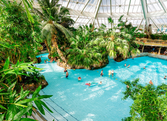 zwem plezier met de kinderen